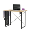 Table de couture pivotante avec panneau de rangement et plateforme réglable