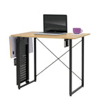 Table de couture pivotante avec panneau de rangement et plateforme réglable