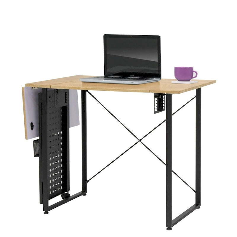 Table de couture pivotante avec panneau de rangement et plateforme réglable