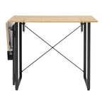 Table de couture pivotante avec panneau de rangement et plateforme réglable